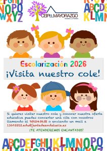 ADMISIÓN 2026. VISITA NUESTRO COLE